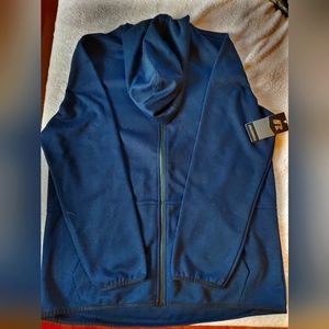 Russel Fusion Knit Jacket, Large, Dark Navy